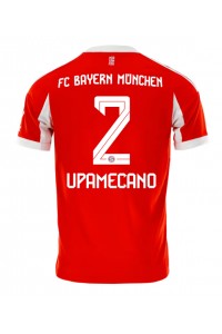 Bayern Munich Dayot Upamecano #2 Jalkapallovaatteet Kotipaita 2025-26 Lyhythihainen